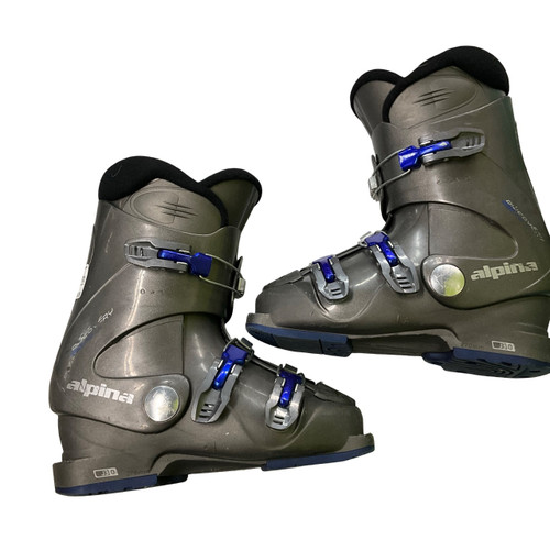 Vist Large View of Product Image Which is Used Alpina DISCOVERY Boys DH Ski Boot Grey 225 MP - J04.5 - W5.5