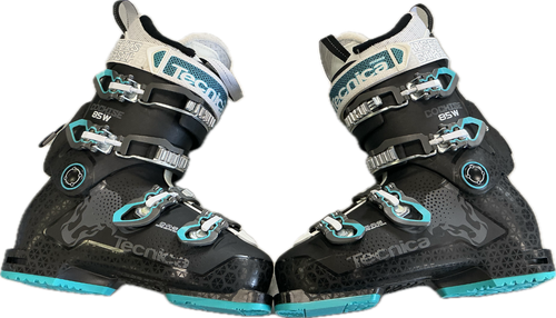 Vist Large View of Product Image Which is Used Tecnica COCHISE 85W Womens DH Ski Boot Black 255 MP - M07.5 - W08.5