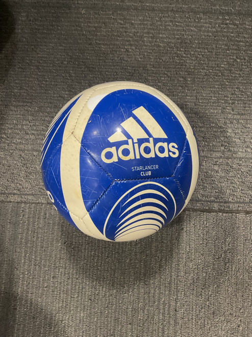 Vist Large View of Product Image Which is Used Adidas STARLANCE CLUB All Size Soccer Ball Royal Blue 3
