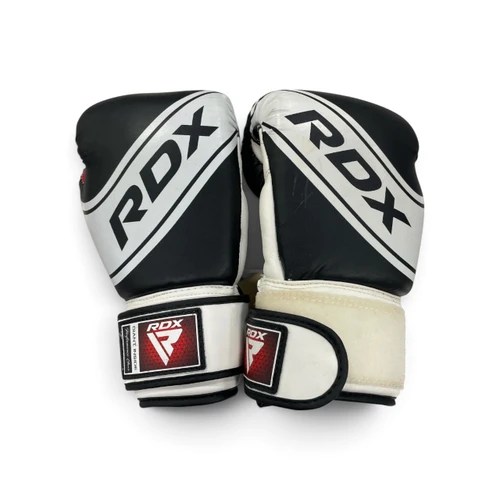 Vist Large View of Product Image Which is Used RDX Boxing Gloves Smoke and Black SM, front view (pair)