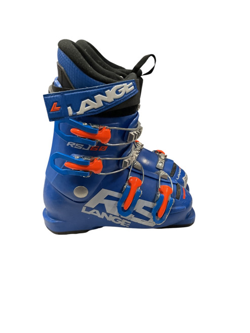 Vist Large View of Product Image Which is Used Lange RSJ60 SZ 20.5 Boys DH Ski Boot Royal Blue 205 MP - J01