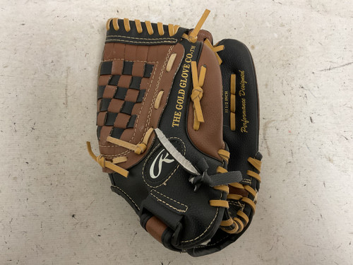 Vist Large View of Product Image Which is Used Rawlings Players Series PL115KB Baseball Glove RH Throw Brown And Black 11 1/2"