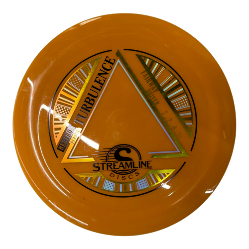 Vist Large View of Product Image Which is Used Streamline NEUTRON TURBULENCE Disc Golf Driver Orange 174g
