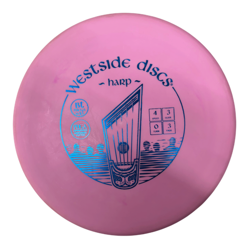 Vist Large View of Product Image Which is Used Westside BT MEGA SOFT HARP Disc Golf Mid Range Pink 173g