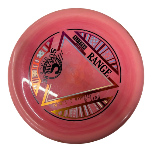 Vist Large View of Product Image Which is Used Streamline NEUTRON RANGE Disc Golf Putter Pink 174g