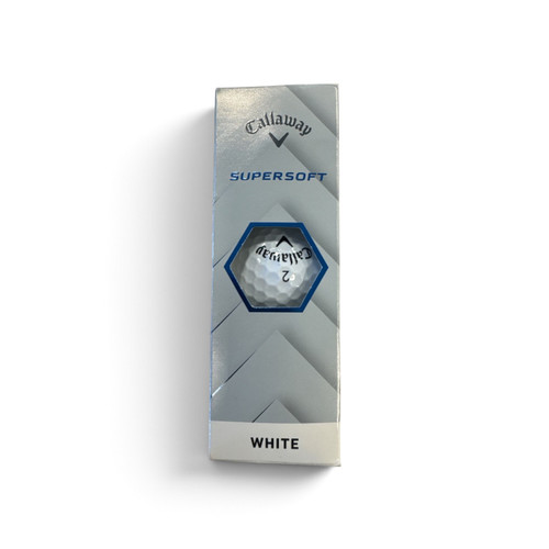 Vist Large View of Product Image Which is Used Callaway SUPERSOFT 3 PACK 3 Ball - Golf Ball Sleeve