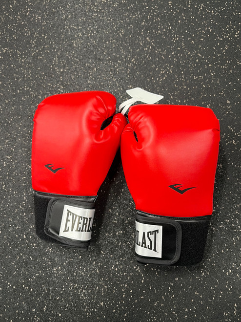 Vist Large View of Product Image Which is Used Everlast Boxing Gloves Red Senior