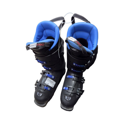 Vist Large View of Product Image Which is Used Salomon X MAX 100 30.5 MENS SKI BOOTS Mens DH Ski Boot Black 305 MP - M12.5