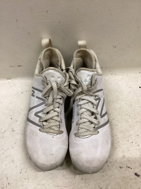 Vist Large View of Product Image Which is Used New Balance LAX Cleats Mens White Senior 6.5