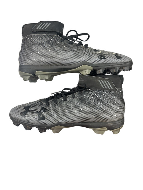 Vist Large View of Product Image Which is Used Under Armour LAX Cleats Mens Black Senior 11