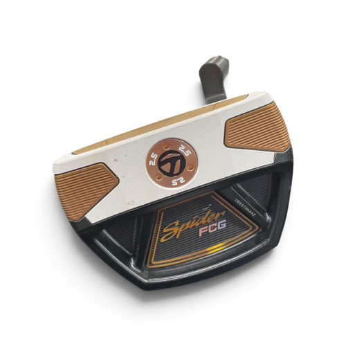 Vist Large View of Product Image Which is Used TaylorMade Spider FCG Mens Mallet Putter Right Handed, club head view