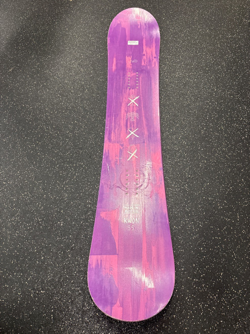 Vist Large View of Product Image Which is Used DINOSAURS WILL DIE KWON Mens Snowboard Only Purple 155 cm