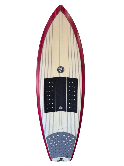 Vist Large View of Product Image Which is Used Earth Technologies ELECTRIC NINJA Surfboard Maroon 5Ft 9In