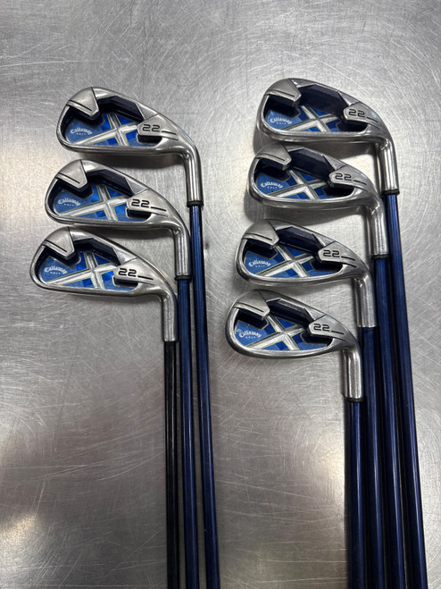 Vist Large View of Product Image Which is Used Callaway X22 MISMATCH SHAFT Womens Iron Set RH 4I-PW