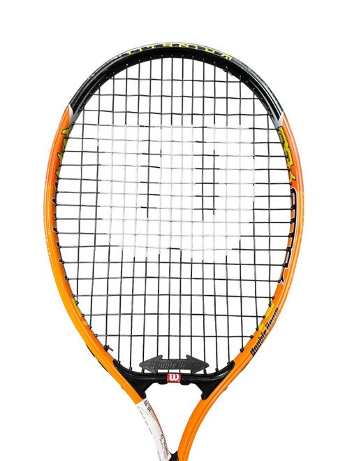 Vist Large View of Product Image Which is Used Wilson RAK ATTACK 21 Junior Tennis Racquet Orange 21"