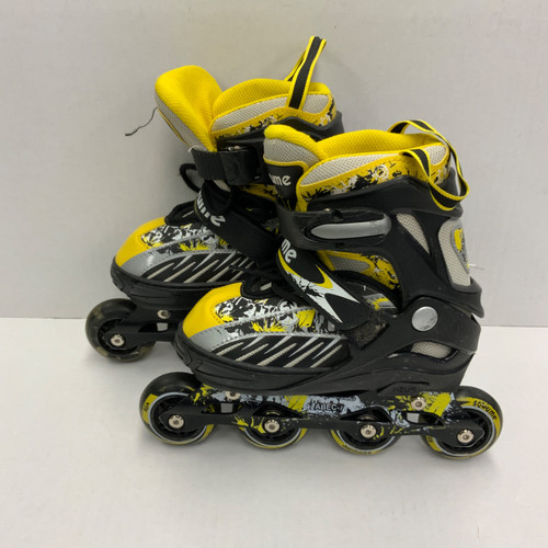 Vist Large View of Product Image Which is Used SOWUME 12-2 Child Rec Fitness Skates Yellow Adjustable