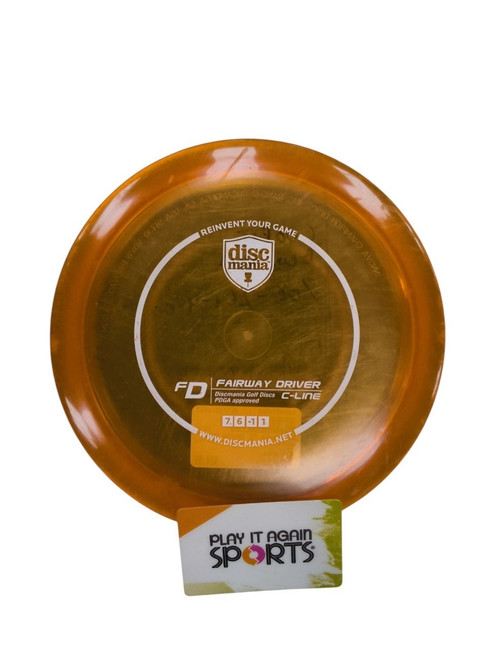 Vist Large View of Product Image Which is Used Discmania FD INNOVA MADE Disc Golf Driver Orange