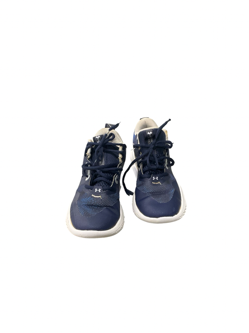 Vist Large View of Product Image Which is Used Under Armour Basketball Shoes M Navy Blue Senior 6.5