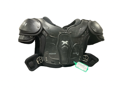 Vist Large View of Product Image Which is Used Xenith FLYTE 2 SHOULDER PADS FB Shoulder Pads Black MD