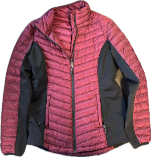 Vist Large View of Product Image Which is Used Outerwear Light Jacket W Maroon SM
