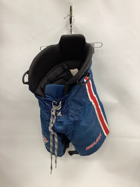 Vist Large View of Product Image Which is Used Bauer VAPOR KPW TEAM Youth Pant Navy Blue LG