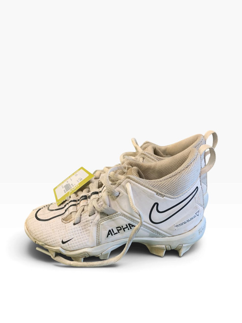 Vist Large View of Product Image Which is Used Nike ALPHA BB/SB Cleats White Junior 01