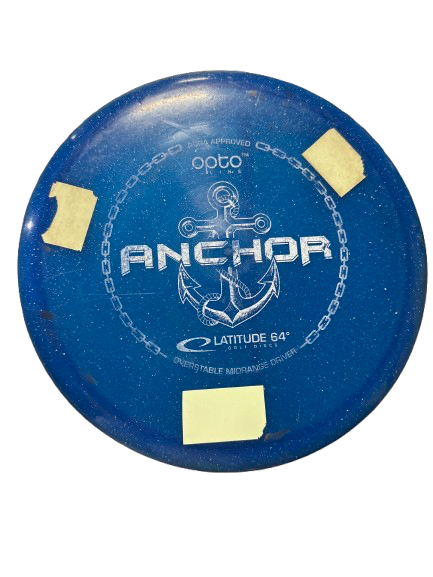 Vist Large View of Product Image Which is Used Latitude 64 OPTO ANCHOR Disc Golf Mid Range Cobalt