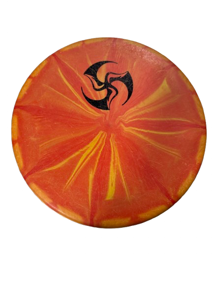 Vist Large View of Product Image Which is Used Westside ORGIO BURST - HUK LAB DESIGN Disc Golf Mid Range Orange