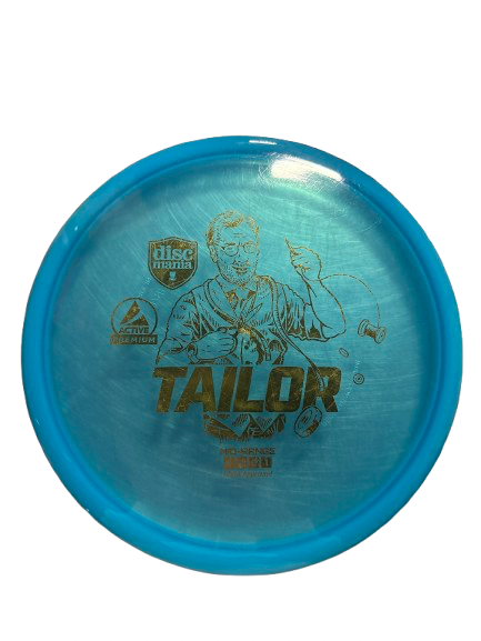 Vist Large View of Product Image Which is Used Discmania ACTIVE TAILOR Disc Golf Mid Range Royal Blue