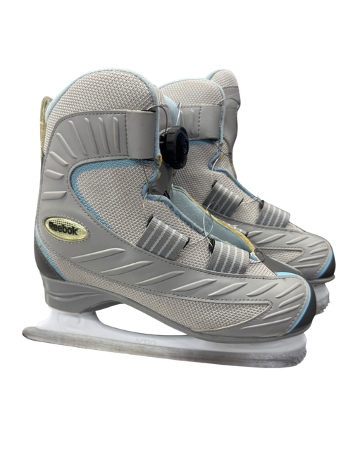 Vist Large View of Product Image Which is Used Reebok SOFTBOOT BOA Womens Softboot Skate Grey Senior 6