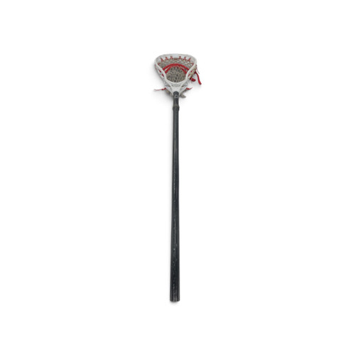 Vist Large View of Product Image Which is Used East Coast Dyes Carbon 2.0 Mens Complete Lacrosse Stick Attack/Midfield Black and White, full length view