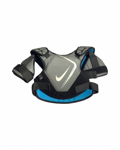 Vist Large View of Product Image Which is Used Nike VAPOR LT Lacrosse Shoulder Pads Black MD