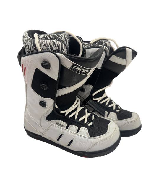 Vist Large View of Product Image Which is Used Ride ORION Mens Snowboard Boots White Senior 10