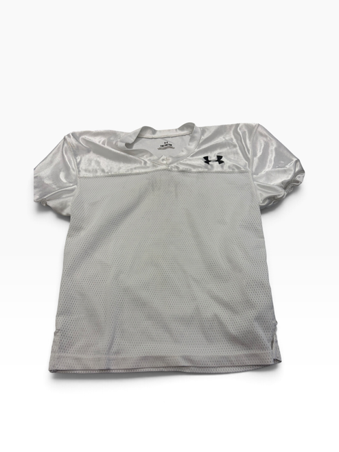 Vist Large View of Product Image Which is Used Under Armour PRACTICE JERSEY FB Top Youth White MD