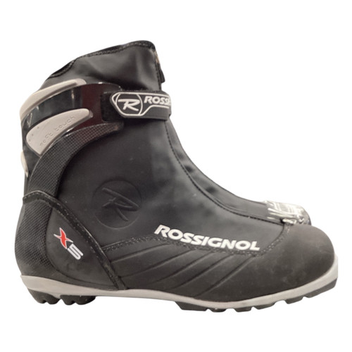 Vist Large View of Product Image Which is Used Rossignol X5 SZ 45 Mens NNN XC Ski Boots Black M 10.5