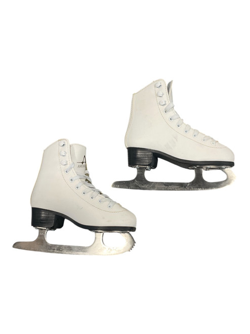 Vist Large View of Product Image Which is Used American Athletic FIGURE SKATE Girls Figure Skate None Youth 13.0