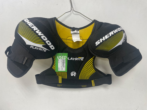 Vist Large View of Product Image Which is Used Sher-wood PLAYRITE Youth Shoulder Pads L/XL
