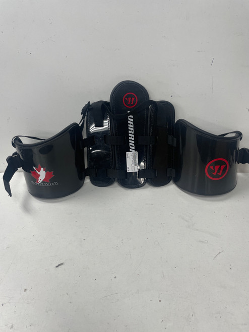 Vist Large View of Product Image Which is Used Warrior DRGTC17 Lacrosse Rib Pads Black XS