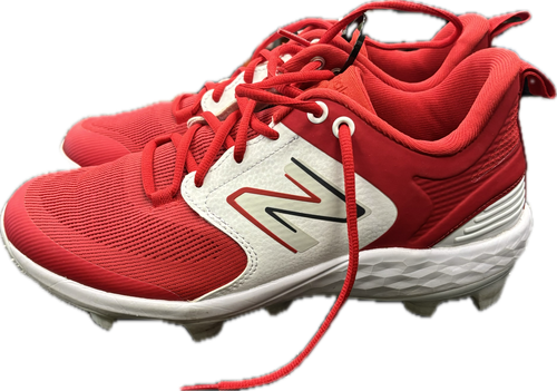 Vist Large View of Product Image Which is Used New Balance 3000 BB/SB Cleats Red Senior 8.5