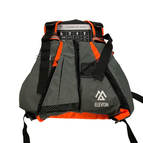 Vist Large View of Product Image Which is Used Elevon Youth PFD Grey SM