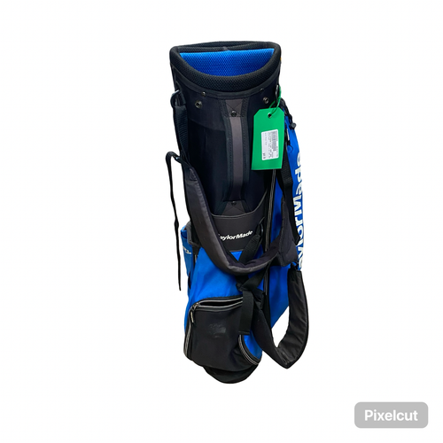 Vist Large View of Product Image Which is Used Taylormade 4 WAY CART BAG Mens Cart Bag Royal Blue