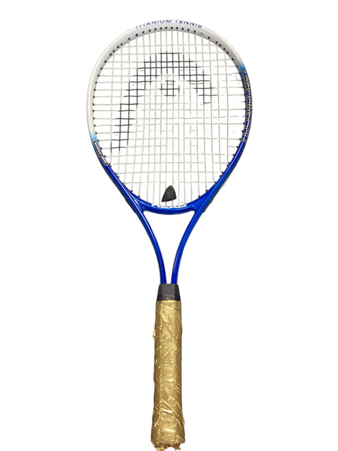 Vist Large View of Product Image Which is Used Head TI.CONQUEST Adult Tennis Racquet White 4 5/8"