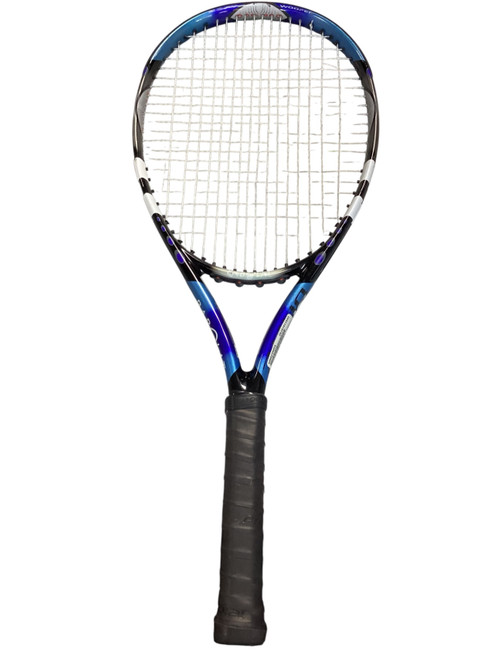 Vist Large View of Product Image Which is Used Babolat SOFT WOOFER Adult Tennis Racquet Royal Blue 4 1/4"