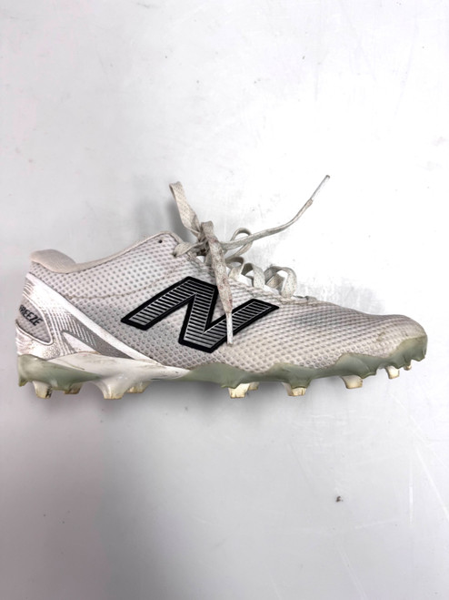 Vist Large View of Product Image Which is Used New Balance LAX Cleats Mens White Senior 9.5