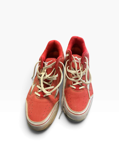 Vist Large View of Product Image Which is Used Mizuno TURF SHOES BB/SB Cleats Red Senior 11