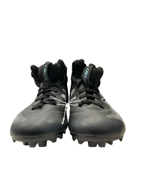 Vist Large View of Product Image Which is Used New Balance FREEZE LAX SZ 3 LAX Cleats Boys Black And White Junior 03