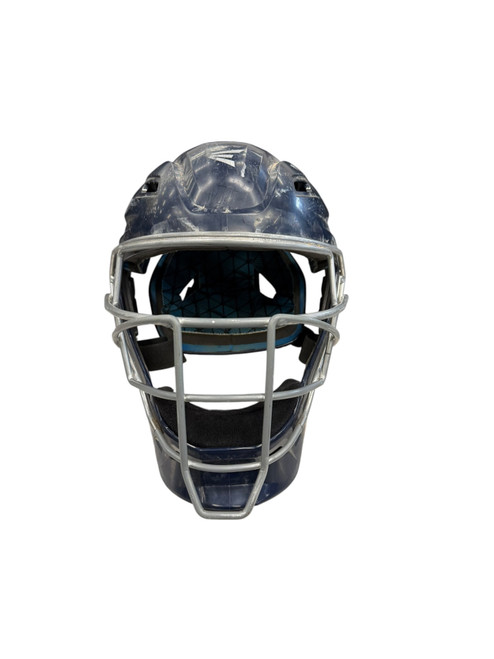 Vist Large View of Product Image Which is Used Easton GAMETIME ELITE 3 Catchers Helmet w/Mask Navy Blue One Size
