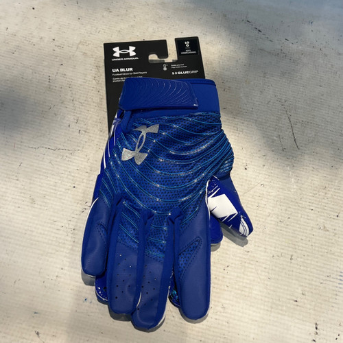 Vist Large View of Product Image Which is Used Under Armour UA BLUR FB Gloves Royal Blue LG