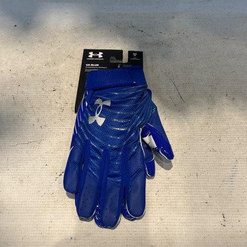 Vist Large View of Product Image Which is Used Under Armour UA BLUR FB Gloves Royal Blue MD