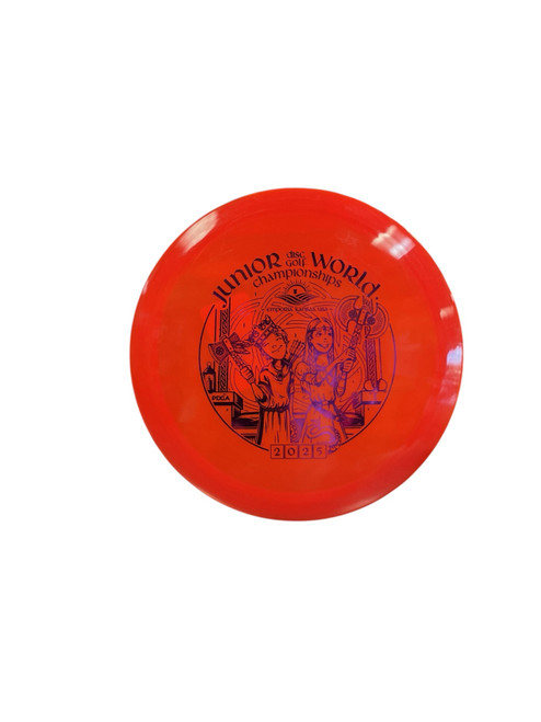 Vist Large View of Product Image Which is Used Westside JR WORLD CHAMPIONSHIP HATCHET Disc Golf Driver Orange